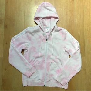 Pink Cloud Dye Adidas Hoodie